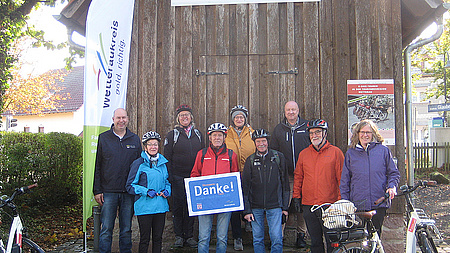 „Danke schön“ Fahrradtour für langjähriges Ehrenamt vom Koordinierungszentrum für Bürgerengagement.