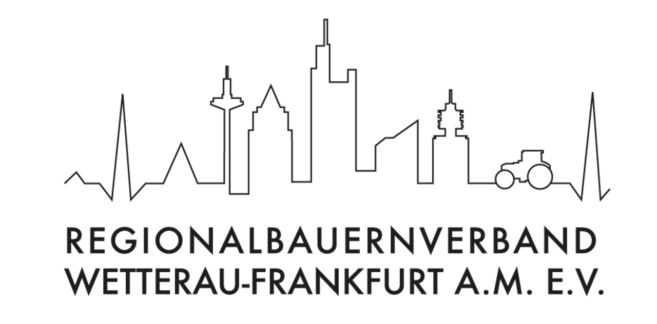 Logo REgionalbauernverband mit Skyline Frankfurt